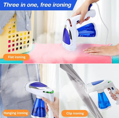 Steamer for Clothes, Portable Handheld Design, 240ml Big Capacity, 700W, Strong Penetrating Steam, Removes Wrinkle, for Home, Office and Travel